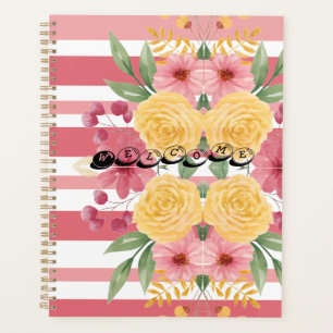 Elegant Floral & Name Bridal Shower Planner