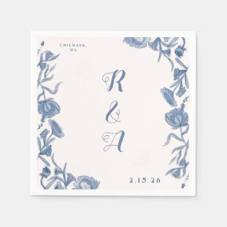 Elegant Floral Napkins
