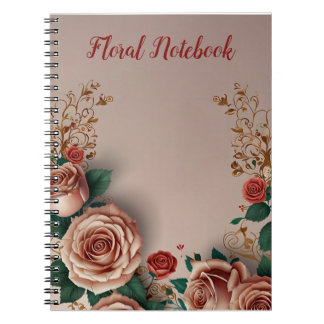 Elegant Floral  Notebook