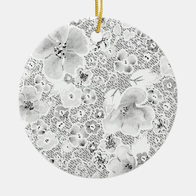Elegant Floral Ornament | Timeless Keepsake   (Front)