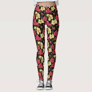 Elegant floral pattern 2 leggings