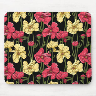 Elegant floral pattern 2 mouse pad