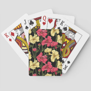 Elegant floral pattern 2 playing cards