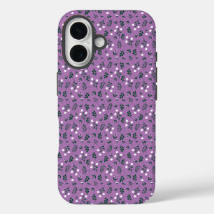 Elegant Floral Pattern iPhone 16 Case