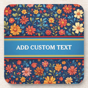 Elegant Floral Pattern Coaster