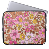 Elegant floral pattern in small hand draw flowers.