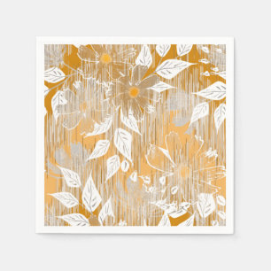 Elegant floral pattern. napkin