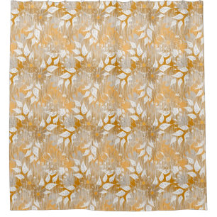 Elegant floral pattern. shower curtain