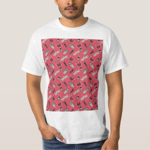 Elegant Floral Pattern T-Shirt