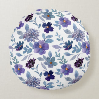 Elegant floral pattern throw pillows