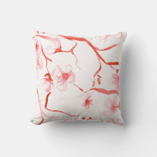 Elegant floral pattern throw pillows