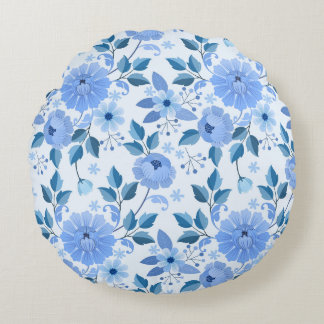 Elegant floral pattern throw pillows