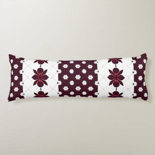 Elegant Floral Pattern with Lotus and Blossom Body Cushion
