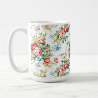 Elegant Floral Pattern with Rose Design Element
