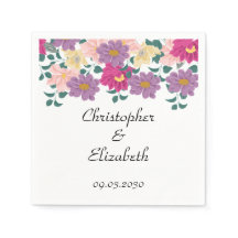 Elegant Floral Personalised Wedding