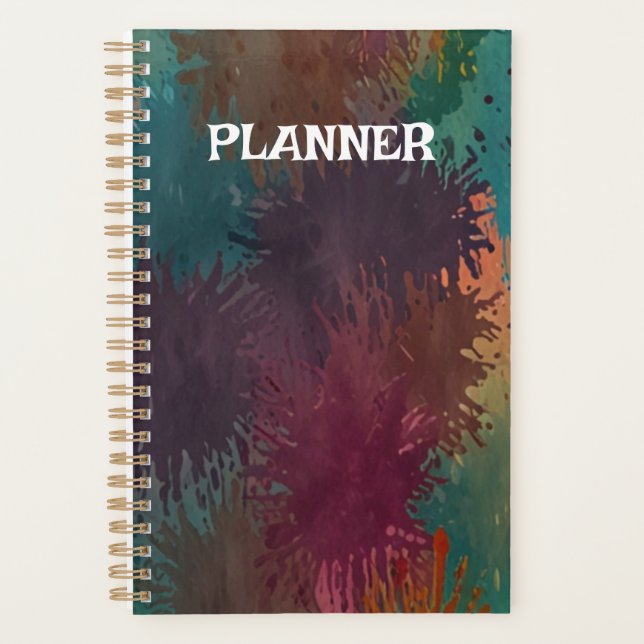 Elegant Floral  Planner (Front)