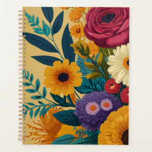 Elegant Floral Planner