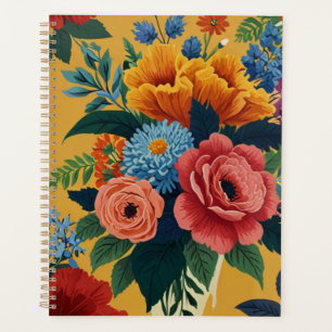 Elegant Floral Planner