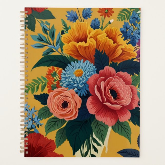 Elegant Floral Planner (Front)