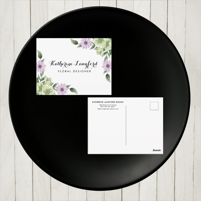 Elegant Floral Post Card | Customisable Template (Creator Uploaded)