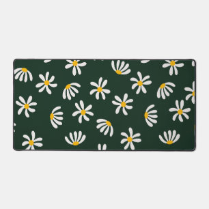Elegant Floral Print Botanical Wall Art Nature Desk Mat