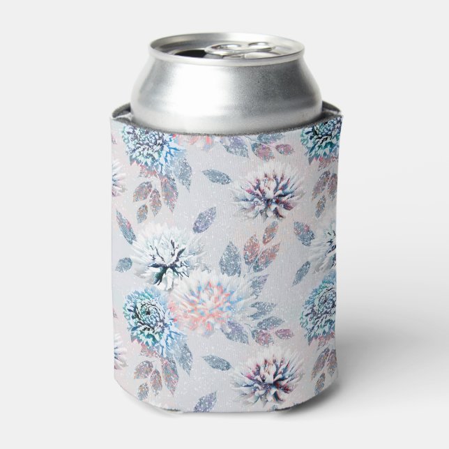 Elegant floral retro pattern.  can cooler (Can Front)