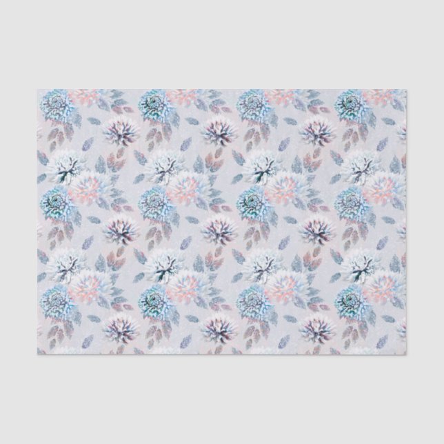 Elegant floral retro pattern.  tissue paper (Front)