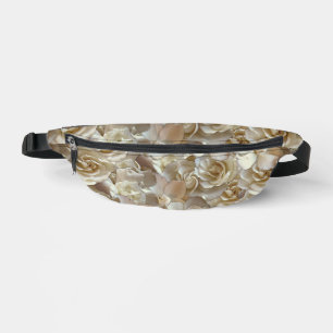 Elegant Floral Rose Petal Pattern  Bum Bags