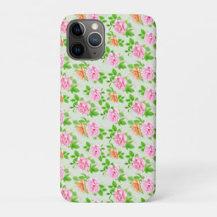 Elegant Floral Roses Green Leaves Pattern-23675 Case-Mate iPhone Case