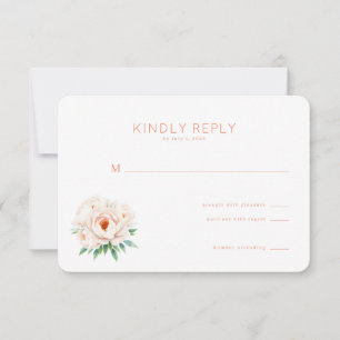 Elegant Floral RSVP Card
