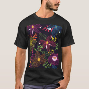 Elegant floral seamless pattern, artistic design. T-Shirt