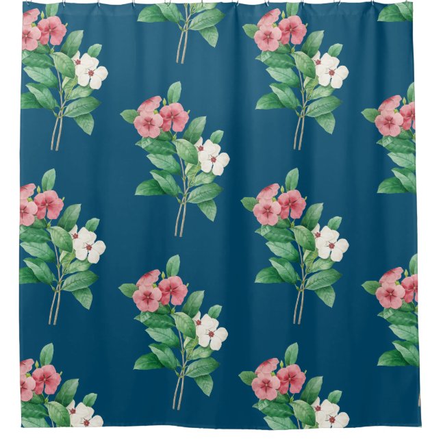 Elegant Floral   Shower Curtain (Front)