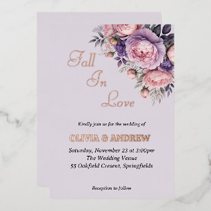 Elegant Floral soft pastel colours Wedding
