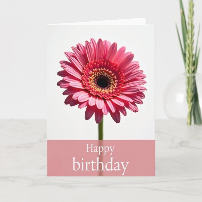 Elegant Floral Special Day Card (Front)