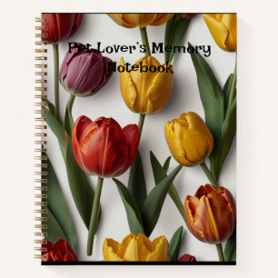 elegant floral Spiral Notebook
