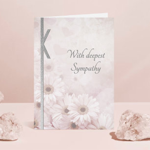 Elegant Floral Sympathy Card