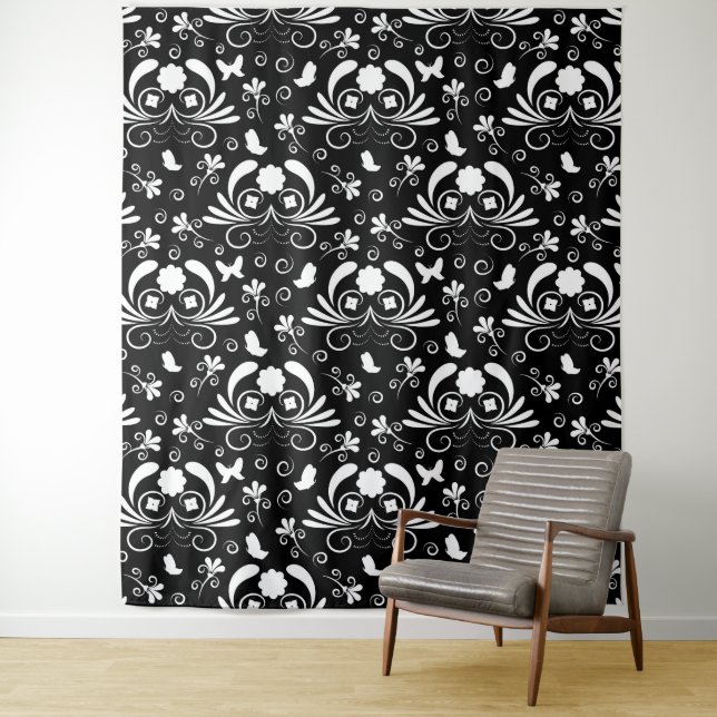 Elegant floral tapestry (In Situ)