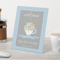 Elegant Floral Teacup Baby Shower Tea Party