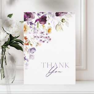 Elegant Floral Thank You Card
