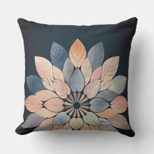 Elegant Floral Throw Pillow – Soft Pastel Design