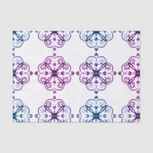Elegant Floral Tissue Paper Retro