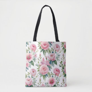 👜 Elegant Floral Tote Bag – Stylish & Versatile 