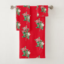 Elegant Floral Towel