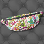 Elegant Floral Tropical Bum Bags<br><div class="desc">This cute print looks like a vintage floral tropical print!  Shares of pink,  purple,  blue,  green,  yellow,  orange,  and more all mixed together. Great for gifts or products. Pink Blue Green Modern Vintage Floral Tropical Fanny Pack.</div>