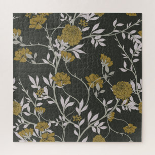 Elegant floral: vintage pattern design. jigsaw puzzle