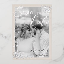 Elegant Floral Vintage Victorian Save the Date