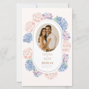 Elegant Floral Vintage Watercolor Peonies Program