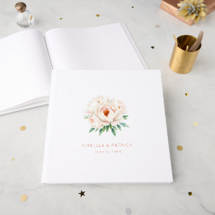 Elegant Floral Wedding Announcement Guest Book