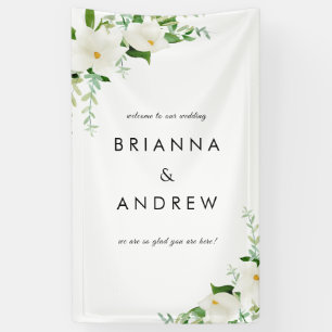 Elegant Floral Wedding Banner