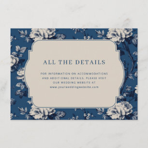 Elegant Floral Wedding Card